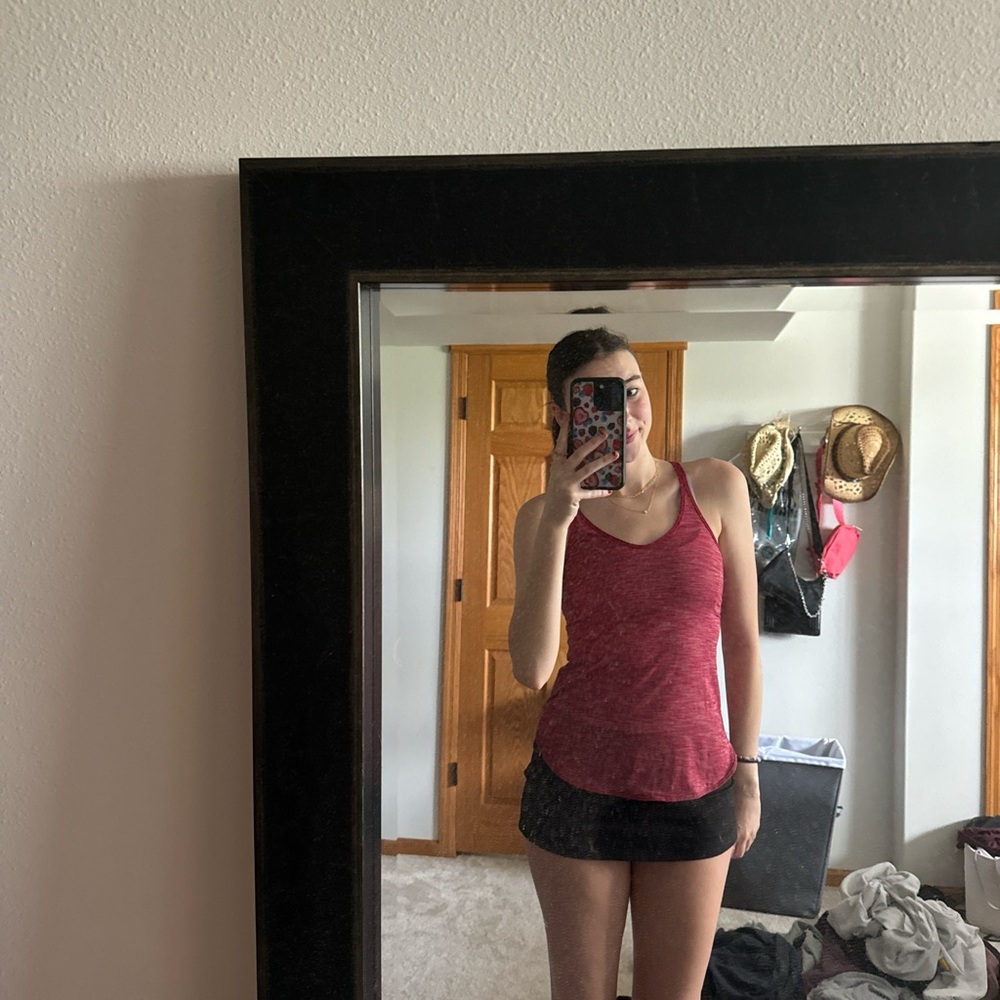 Lululemon red tank top